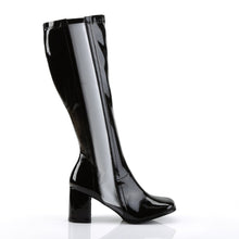 Load image into Gallery viewer, GOGO-303 Funtasma 3&quot; Heel Black Stretch Patent Women&#39;s Boots