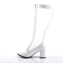 Load image into Gallery viewer, GOGO-307 Funtasma 3 Inch Heel White Patent Women&#39;s Boots