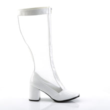 Load image into Gallery viewer, GOGO-307 Funtasma 3 Inch Heel White Patent Women&#39;s Boots