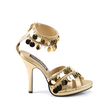 Load image into Gallery viewer, GYPSY-03 Funtasma 4 Inch Heel Gold Women&#39;s Sexy Shoes