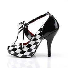 Load image into Gallery viewer, HARLEQUIN-03 Funtasma 4&quot; Heel Black White Women&#39;s Sexy Shoes