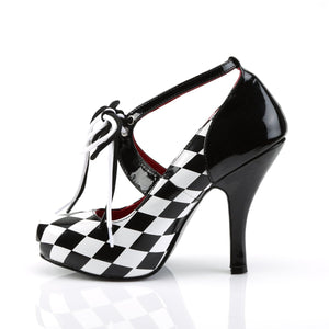 HARLEQUIN-03 Funtasma 4" Heel Black White Women's Sexy Shoes