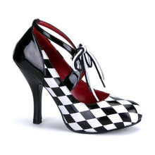 Load image into Gallery viewer, HARLEQUIN-03 Funtasma 4&quot; Heel Black White Women&#39;s Sexy Shoes