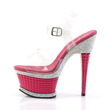 Load image into Gallery viewer, ILLUSION-658RS 6.5&quot; Heel Clear Hot Pink Pole Dance Platforms