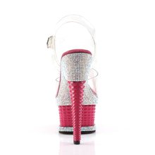 Load image into Gallery viewer, ILLUSION-658RS 6.5&quot; Heel Clear Hot Pink Pole Dance Platforms