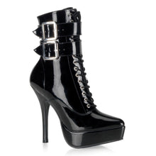 Load image into Gallery viewer, INDULGE-1026 Devious Fetish 5 Inch Heel Black Ankle Boots