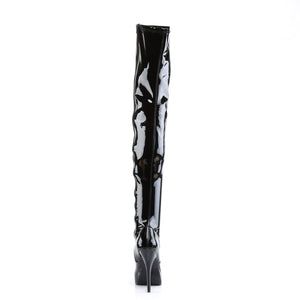 INDULGE-3000 Devious Fetish Footwear 5 Inch Heel Thigh Boots