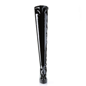 INDULGE-3063 Devious Fetish Footwear 5 Inch Heel Thigh Boots