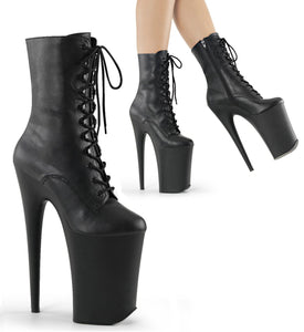 INFINITY-1020 Pleaser 9 Inch Heel Black Pole Dancer Platform