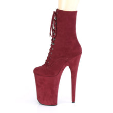 Load image into Gallery viewer, INFINITY-1020FS 9 Inch Heel Burgundy Pole Dancing Platforms