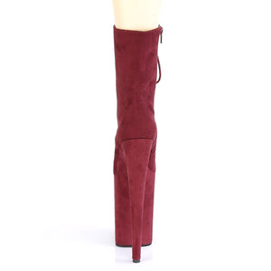 INFINITY-1020FS 9 Inch Heel Burgundy Pole Dancing Platforms