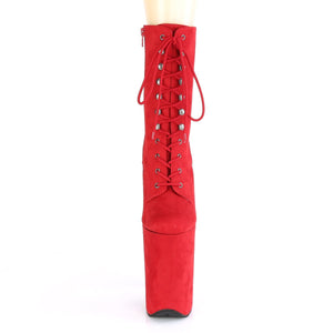 INFINITY-1020FS Pleaser 9 Inch Heel Red Pole Dancer Platform