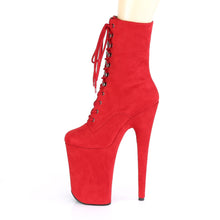 Load image into Gallery viewer, INFINITY-1020FS Pleaser 9 Inch Heel Red Pole Dancer Platform