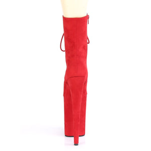 INFINITY-1020FS Pleaser 9 Inch Heel Red Pole Dancer Platform