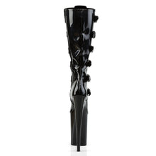 Load image into Gallery viewer, INFINITY-2049 9&quot; Heel Black Patent Pole Dancing Platforms