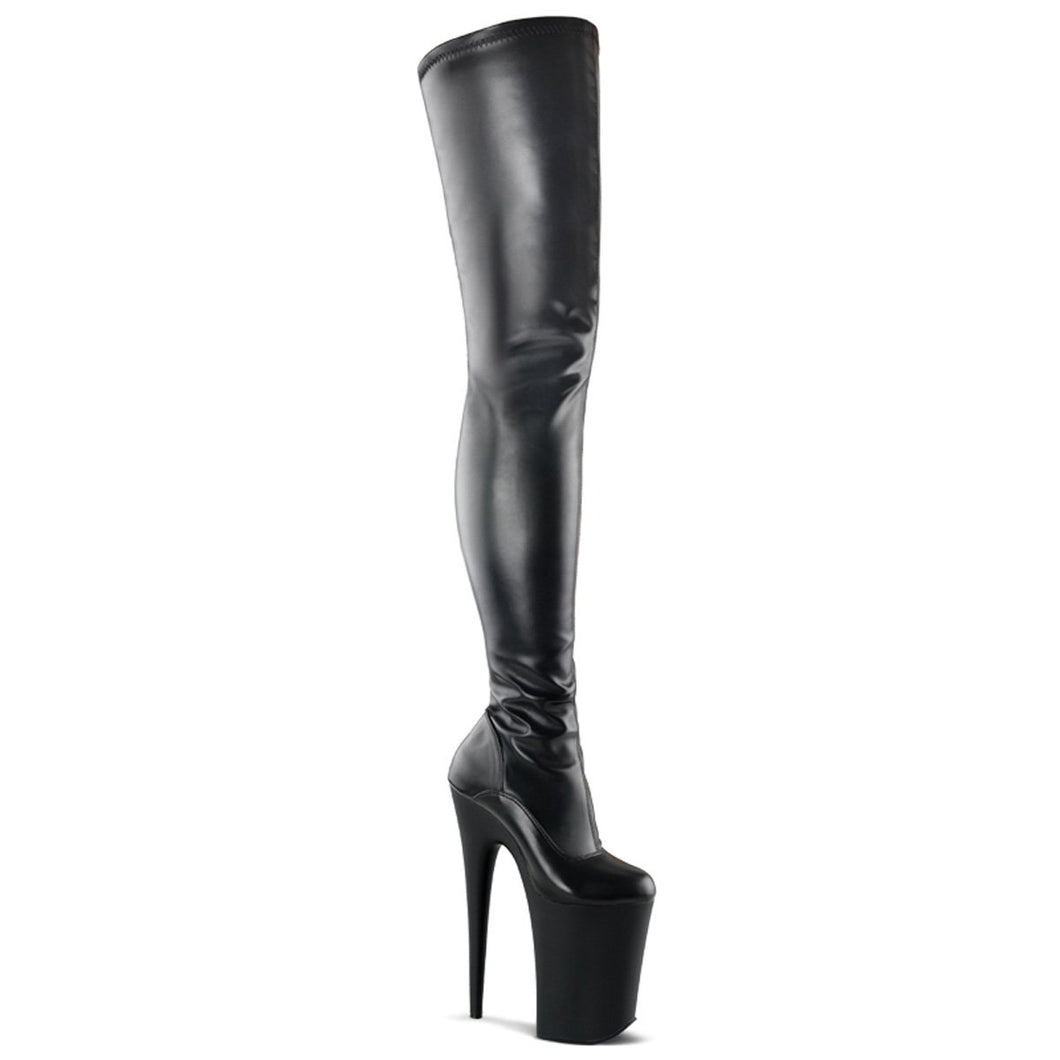 INFINITY-4000 Pleaser 9 Inch Heel Black Pole Dancer Platform