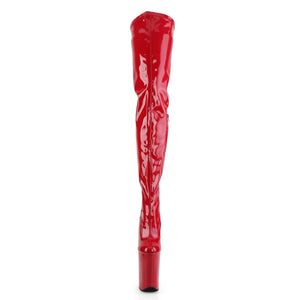 INFINITY-4000 Pleaser 9 Inch Heel Red Pole Dancing Platforms