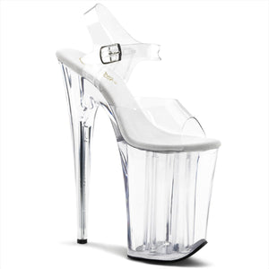 INFINITY-908 Pleaser 9" Heel Clear Pole Dancing Platforms