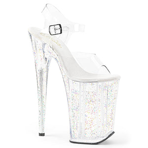 INFINITY-908MG Pleaser 9" Heel Clear Pole Dancing Platforms