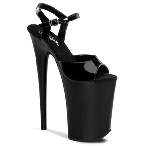 INFINITY-909 Pleaser 9" Heel Black Pole Dancing Platforms