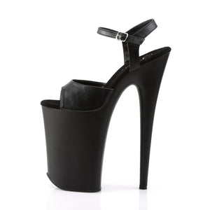 INFINITY-909 Pleaser 9 Inch Heel Black Pole Dancer Platforms