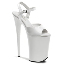 Load image into Gallery viewer, INFINITY-909 Pleaser 9&quot; Heel White Pole Dancing Platforms