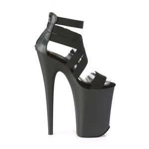 INFINITY-969 Pleaser 9" Heel Black Pole Dancing Platforms