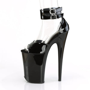 INFINITY-975 Pleaser 9" Heel Black Pole Dancing Platforms