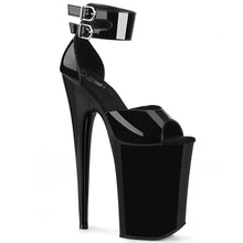 Load image into Gallery viewer, INFINITY-975 Pleaser 9&quot; Heel Black Pole Dancing Platforms