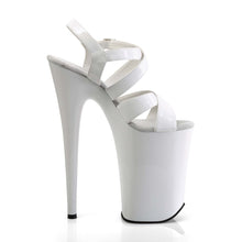 Load image into Gallery viewer, INFINITY-997 9 Inch Heel White Patent Pole Dancing Platforms