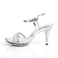 Load image into Gallery viewer, IRIS-416 Fabulicious 4 Inch Heel Silver Sexy Shoes