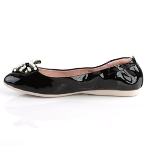 IVY-09 Pin Up Couture Black Patent Hollywood Glamour Shoes