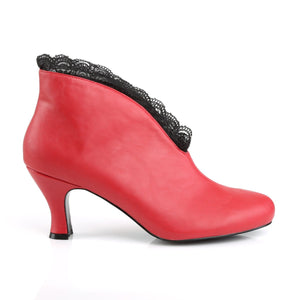 JENNA-105 Pleaser Pink Label 3 Inch Heel Red Fetish Footwear