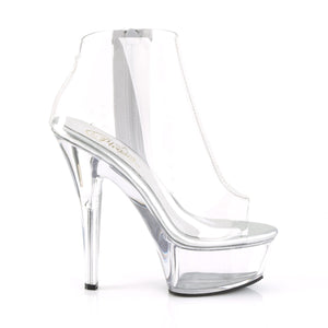 KISS-1023 Pleaser 6 Inch Heel Clear Pole Dancing Platforms