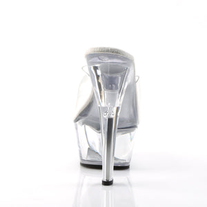 KISS-201 Pleaser 6 Inch Heel Clear Pole Dancing Platforms