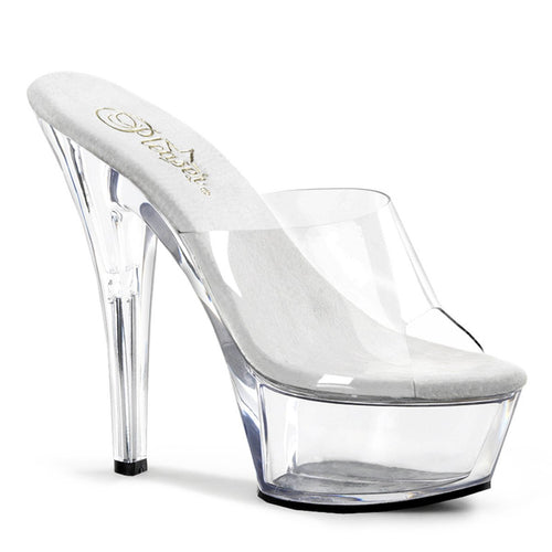 KISS-201 Pleaser 6 Inch Heel Clear Pole Dancing Platforms