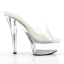 Load image into Gallery viewer, KISS-201SD Pleaser 6 Inch Heel Clear Pole Dancing Platforms