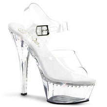 Load image into Gallery viewer, KISS-208LS Pleaser 6 Inch Heel Clear Pole Dancing Platforms