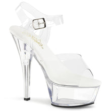 Load image into Gallery viewer, KISS-208VL Pleaser 6 Inch Heel Clear Pole Dancing Platforms