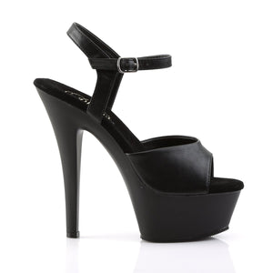 KISS-209 Pleaser 6 Inch Heel Black Pole Dancing Platforms