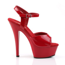 Load image into Gallery viewer, KISS-209 Pleaser 6 Inch Heel Red Pole Dancing Platforms