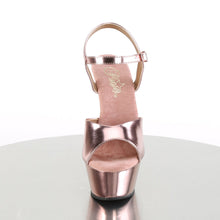 Load image into Gallery viewer, KISS-209 Pleaser 6&quot; Heel Rose Gold Pole Dancing Platforms