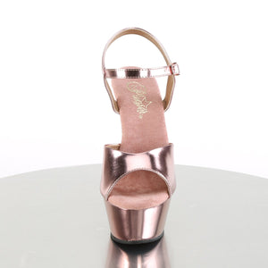 KISS-209 Pleaser 6" Heel Rose Gold Pole Dancing Platforms