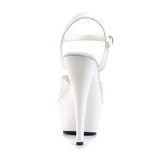 Load image into Gallery viewer, KISS-209 Pleaser 6&quot; Heel White Patent Pole Dancing Platforms