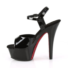 Load image into Gallery viewer, KISS-209CRS Pleaser 6 Inch Heel Black Pole Dancing Platforms