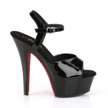 Load image into Gallery viewer, KISS-209CRS Pleaser 6 Inch Heel Black Pole Dancing Platforms