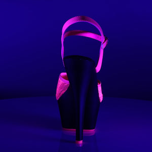 KISS-209ML 6" Heel Neon Hot Pink Pole Dancing Platforms