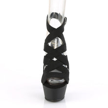 Load image into Gallery viewer, KISS-241 Pleaser 6 Inch Heel Black Pole Dancing Platforms