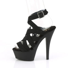 Load image into Gallery viewer, KISS-241 Pleaser 6 Inch Heel Black Pole Dancing Platforms