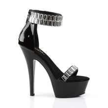 Load image into Gallery viewer, KISS-269RS Pleaser 6 Inch Heel Black Pole Dancing Platforms